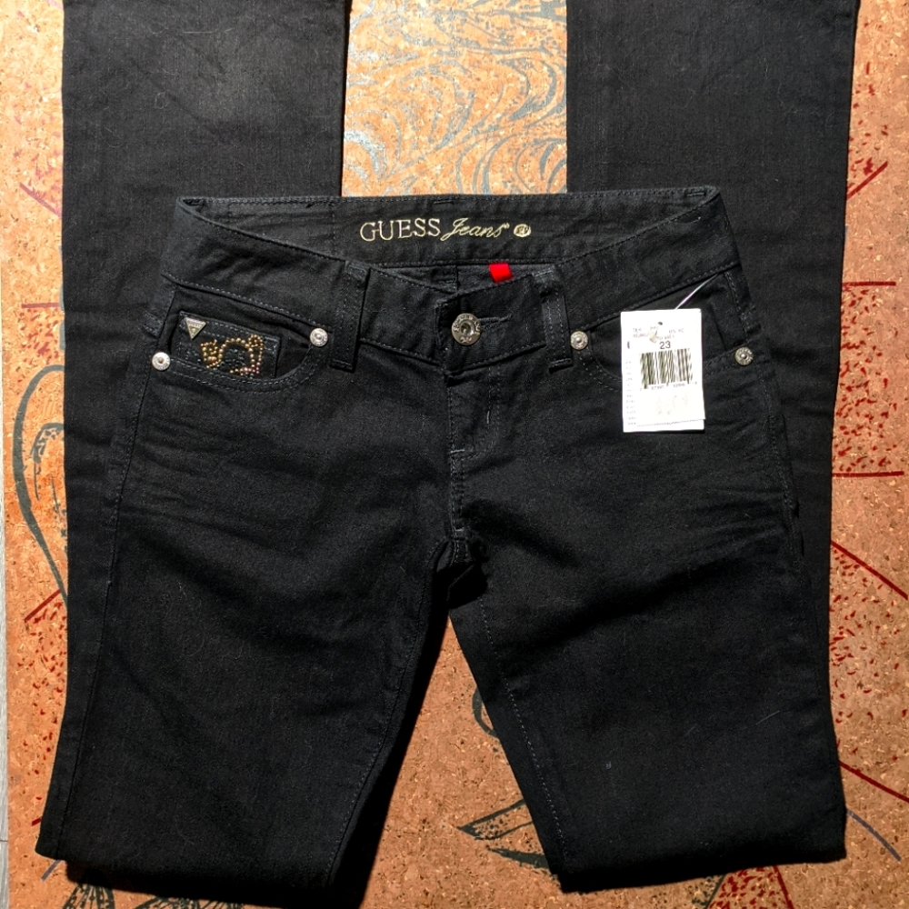 NWT Black Guess stretch jeans